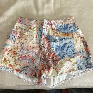 Cider multicolored Jean shorts